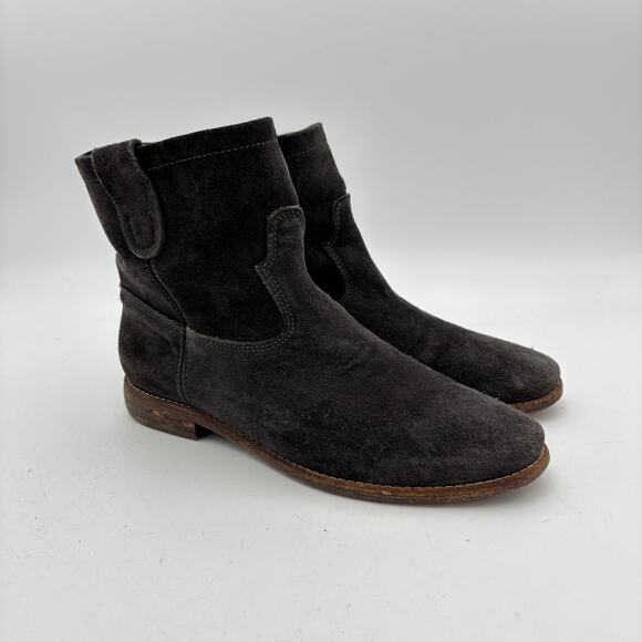Isabel Marant X H&M Suede Booties Rancher Roper Women's 41 US 11 - Picture 1 of 10